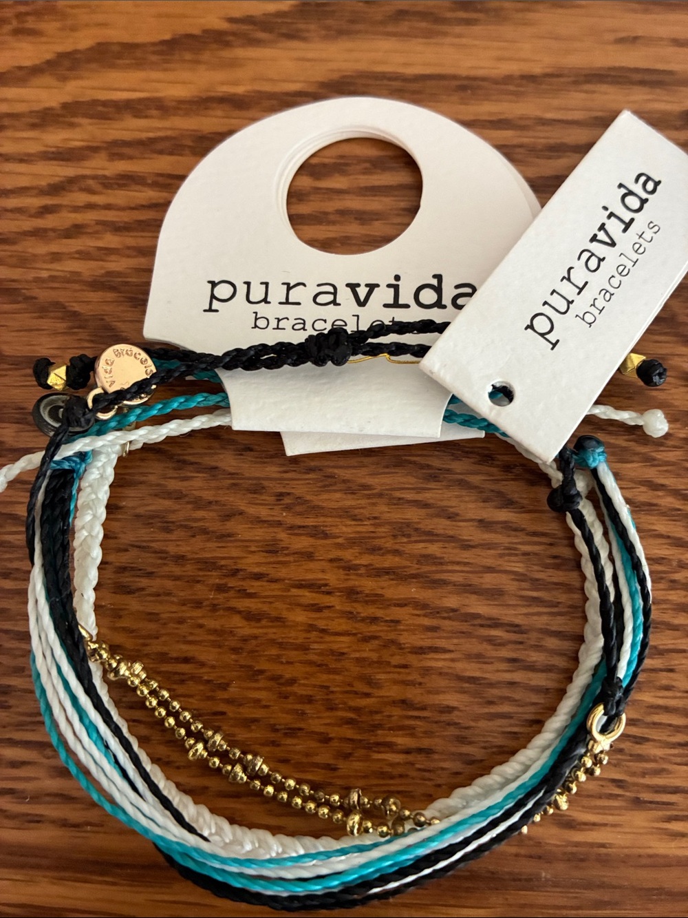 Pura Vida Multi-String Turquoise & White Stackable Bracelet Set - seaglass